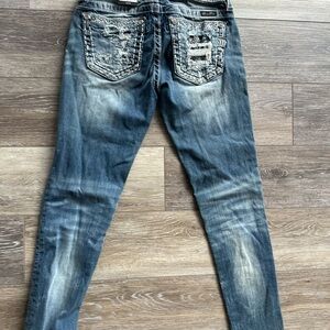 Miss Me Blue Ankle & Cropped Jeans